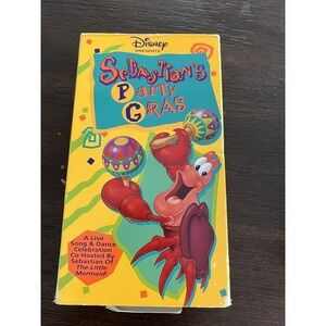 Sebastian's Party Gras VHS Live Musical Party Hosted By Sebastian Song And Dance